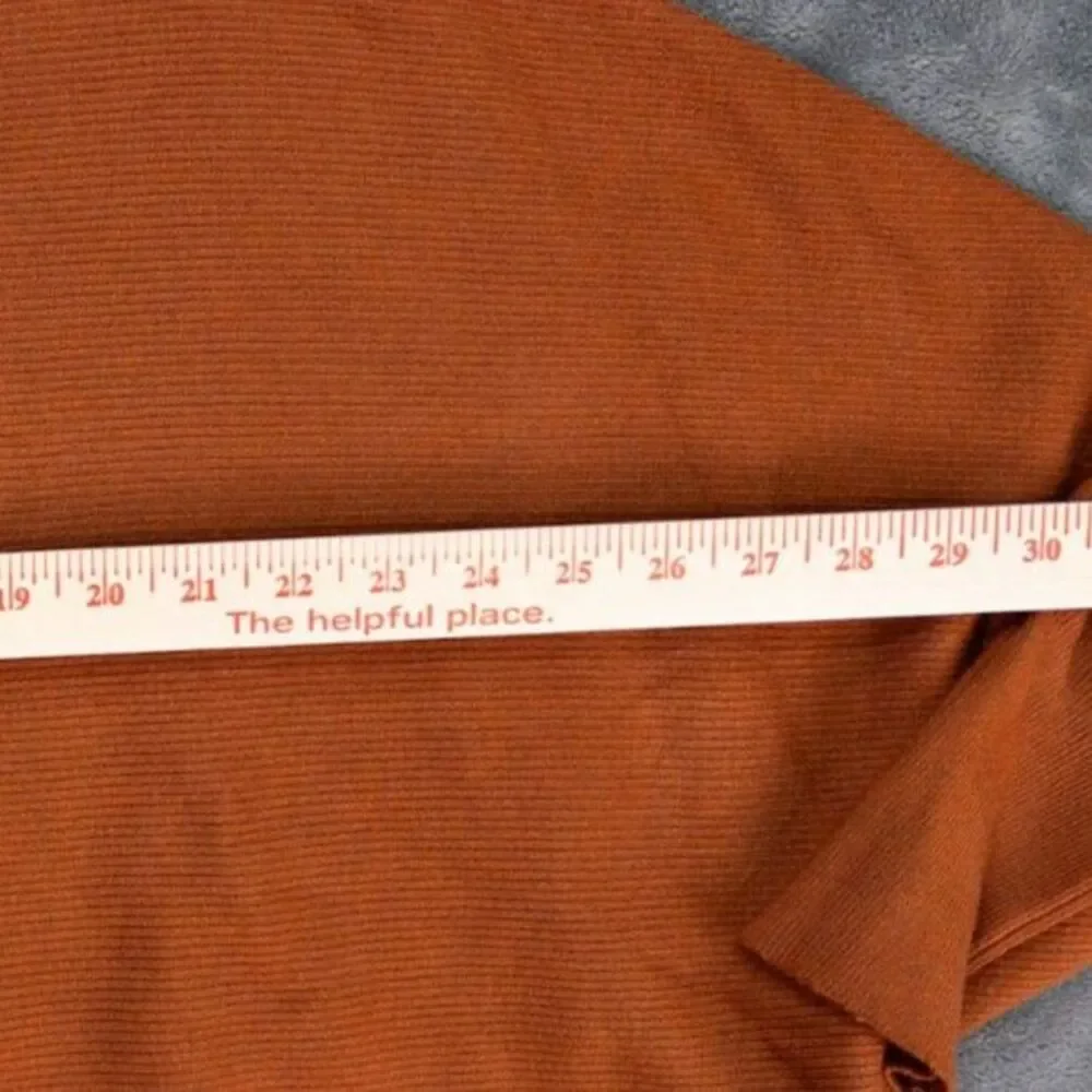 Kerisma Dolman Sleeve Sweater Womens S/M Rust Batwing Oversized Knit Top